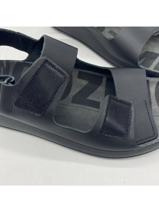 Ecco Cozmo 2.0 Sandals Men 46 (12-12.5) Black Leather Three Strap Adjustable main image 9